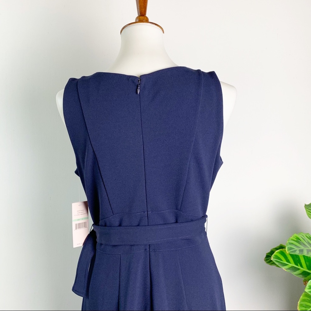 NWT NANETTE nanette lepore Belted Sleeveless Dress - Picture 6 of 8